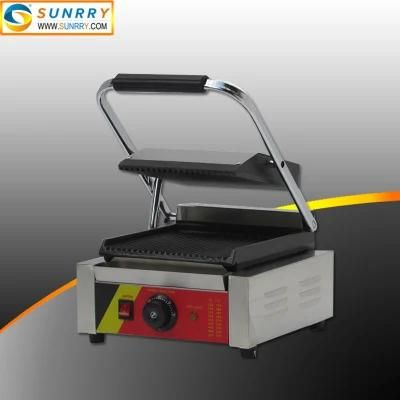 Stainless Steel Commercial Kitchen Floor Gas Panini Grill
