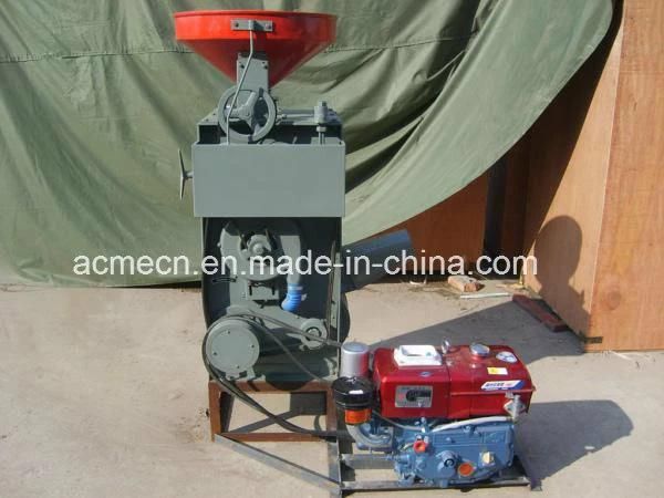 Sb Electric and Diesel Powered Rice Mill with Polisher