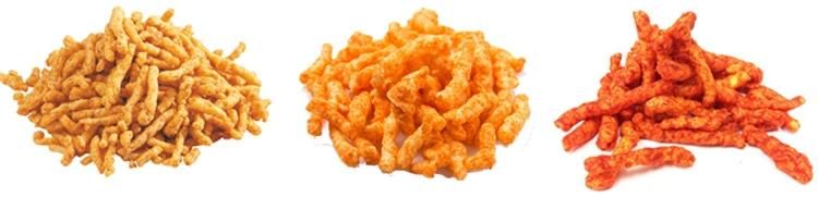 Fried Nik Naks Cheetos Corn Curls Kurkure Puffs Snacks Extruder Machine