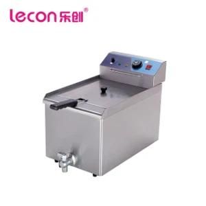 Food Frying Table Top 1 Tank 1 Basket Electric Deep Fryer Machine