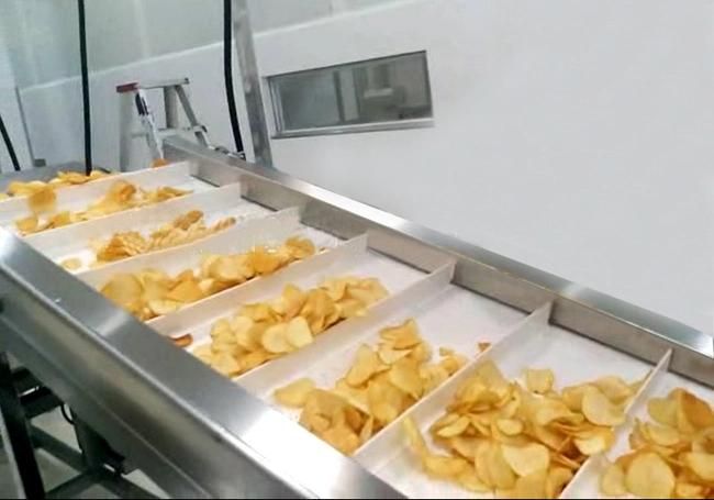 Industrial Continuous Automatic Potato Chip French Fry Frying Food Machine