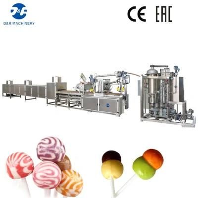 Full Automatic Candy Machine Deposited Lollipop Production Line