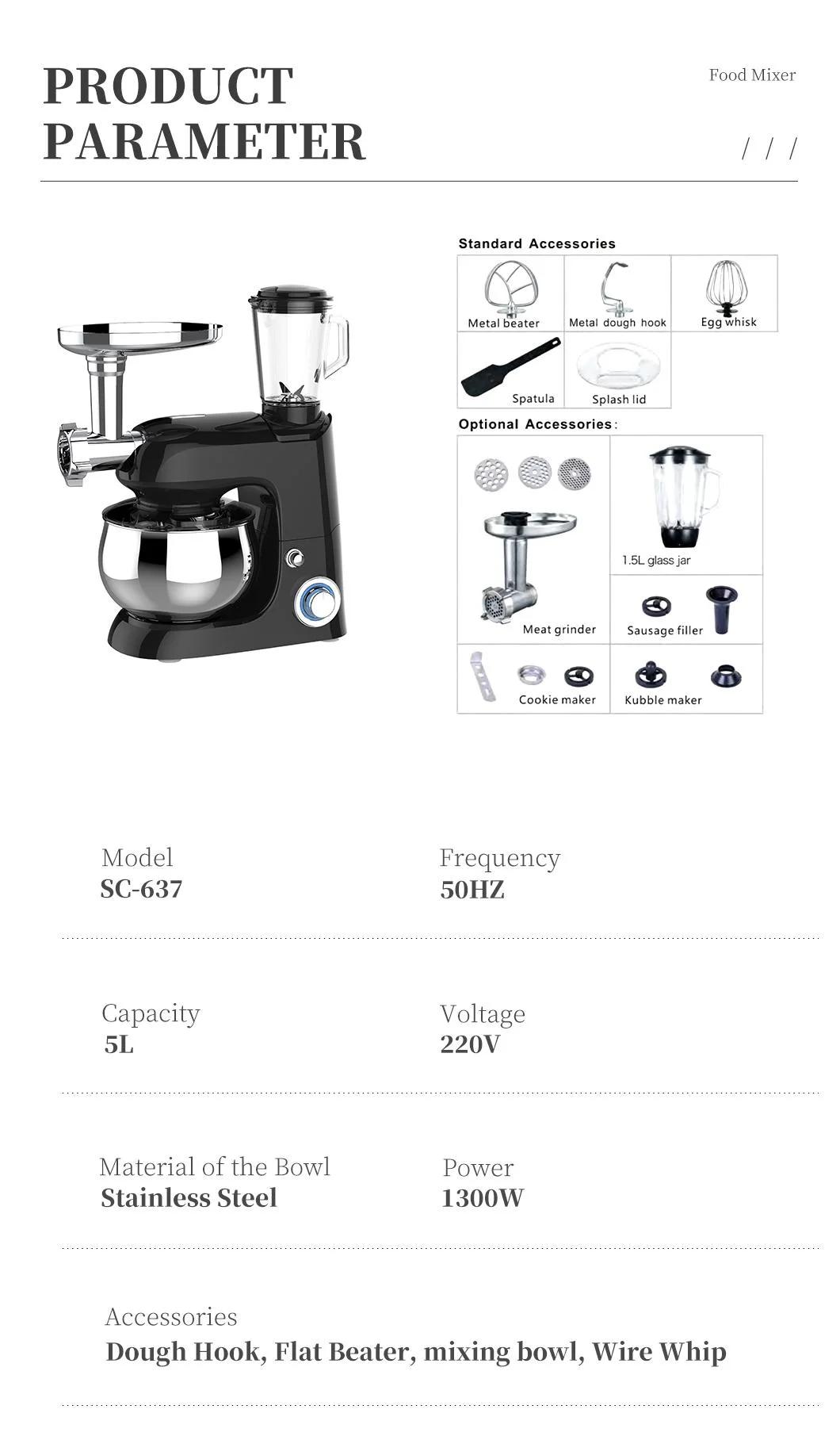 High Quality Silver Crest 2800W Electric Hand Private Label Food Mixers Used Industrial Blender
