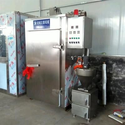 Automatic Steaming Fumigating Meat Somker Electric Bacon Sausage Making Machine