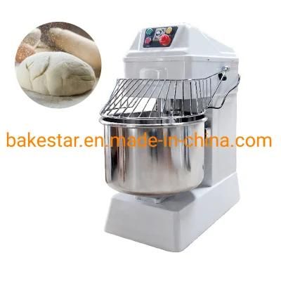 Commercial Dough Mixer Revolving Fast, Electric Transmiss 50liter 20kg Horizontal Dough ...
