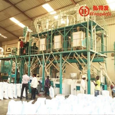 50t Corn Milling Machine From China to Africa