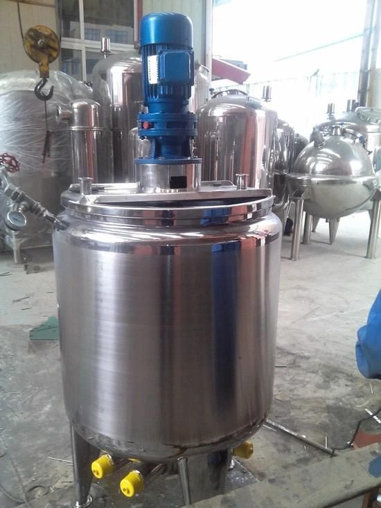 2500L Stainless Steel Electric Steam Heating Cosmetics Emulsification Mixing Tank Price