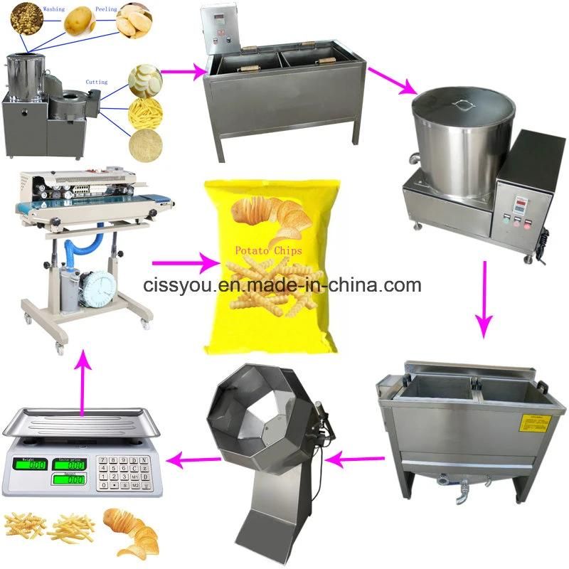 Vegetable Fruit Potato Washing Cleaning Drying Processing Machine (WS)