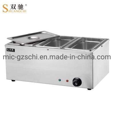 High Quality Electric Bain Marie Heating Soup Machine with 3 Pots