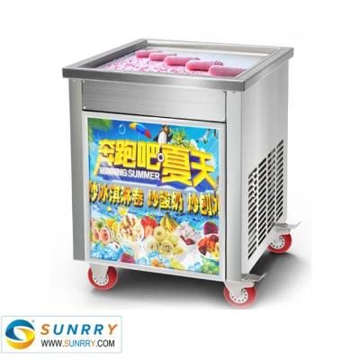 Fried Single Square Pan Rolled Ice Cream Machine Philippines