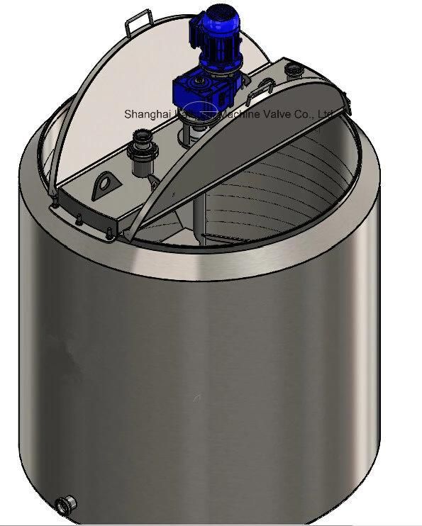 Stainless Steel Honey Milk Water Oil Chemical Liquid Storage Tank Mixing Tank