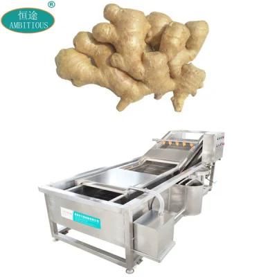Bubble Washer and Cleaner for Vegetables Automatic Ginger Cleaning Machine