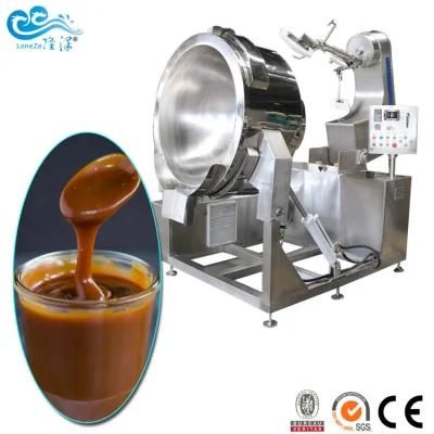 Customized Industrial Stainless Steel 304 Caramel Sauce Kettle Cooking Mixer Wok for Food ...