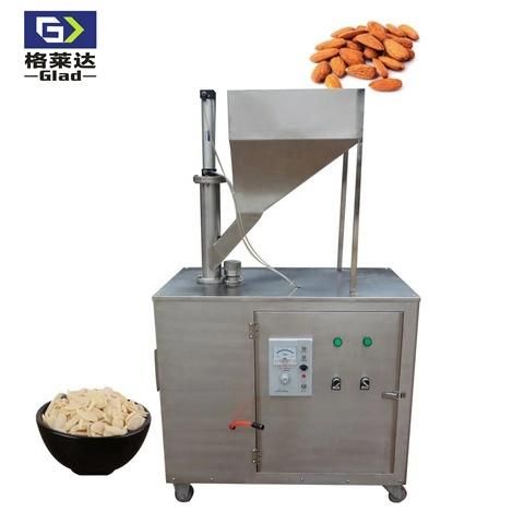 High Quality Automatic Groundnut Kernel Walnut Cutter Cutting Almond Strip Nut Macadamia Cashew Nut Peanut Slicer Slicing Machine