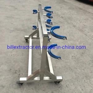 Stainless Steel Extraction Rack with Pipe Holder