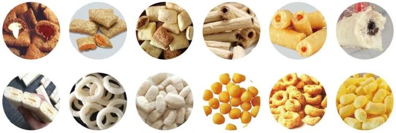 Jinan Datong Automatic Corn Puff Core Filled Filling Stick Snack Food Cheese Ball Breakfast Cereal Flake Bread Crumb Making Processing Extruder Machine