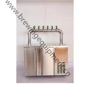 Stainless Steel Pressurized Beer Growler Dispenser with Keg