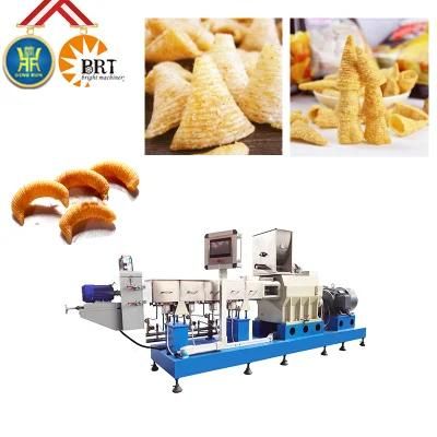User-Friendly Frying Snack Pellet Machine Corn Chips Triangle Shape Machinery