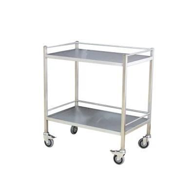 Stainless Steel Knocked-Down Movable Plate Trolley