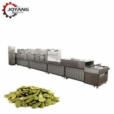 Industry Microwave Pumpkin Seeds Nuts Curing Drying Machine