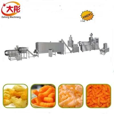 Twin Screw Puff Snacks Food Processing Machine