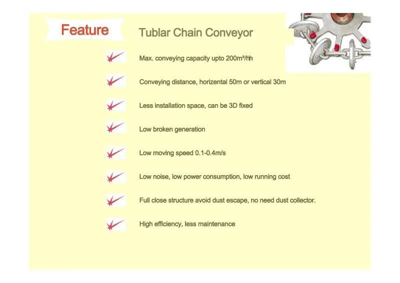 Drag Chain Pipe Tubular Conveyor Supplier