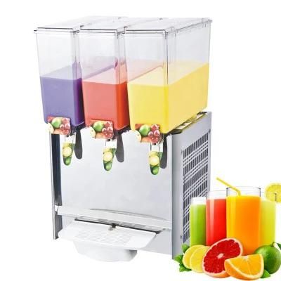2 Bowls Commercial Juice Dispenser Machine Orange Juice Dispenser for Sale