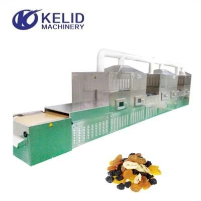 50kw Industrial Microwave Preserved Fruits Various Dried Fruits Sterilizing Machine