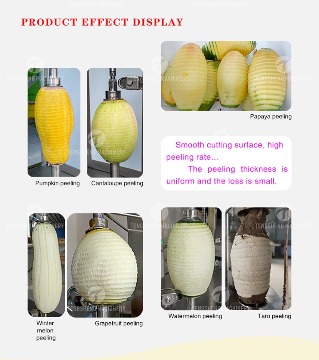 Automatic Peeler Melon Processing Machine Fruit Vegetable Pumpkin Peeler Machine Taro Peeling Machine Price (TS-P80)