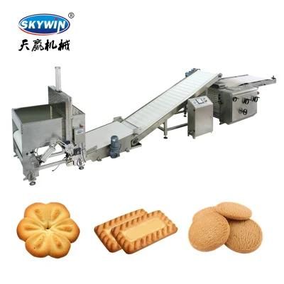 Skywin Factory Biscuit Making Machine Price Automatic Cookie Manufacturing Plant Rotary ...