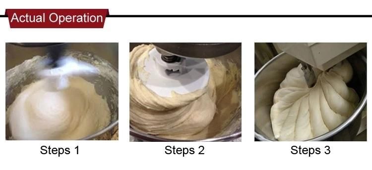 20L Double Motions and Double Speeds Spiral Dough Mixers