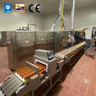 Commercial Cone Biscuits Machine Rolled Wafer Machine Ice Cream Cone Product Line