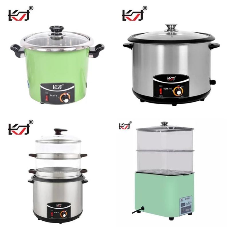 Scm-10L Healthy Cooking Electric Food Steamer Home Food Warmer Cooker Vegetables Steam Cooker