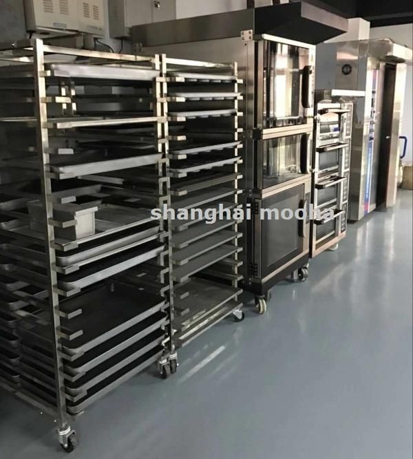 Bakery Baguette Bread Baking Rack Oven Cart Trolley