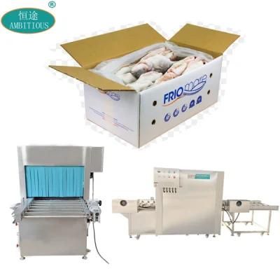 Frozen Beef Pork Meat Sterilizer Tunnel Disinfector for Frozen Seafood Package