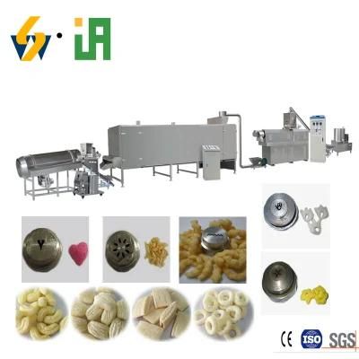 Min Corn Rice Wheat Snack Pellet Production Processing Plant Line