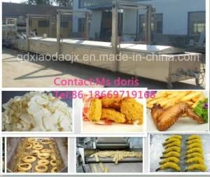 Stainless Steel Continuous Fryer Machine for Snacks
