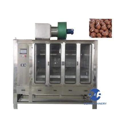 Automatic Chocolate Coating Machine Small Chocolate Glaze Enrobing Machine