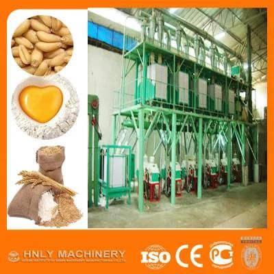 Steel Frame Structure 100tpd Wheat Flour Milling Machines with Price