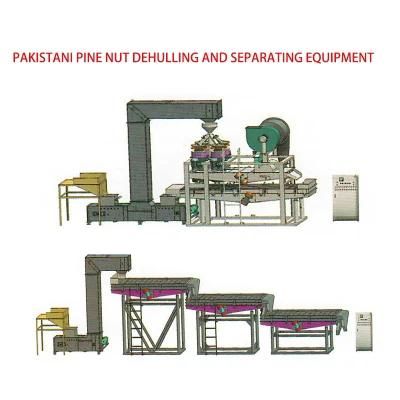 Pakistani Pine Nut Dehulling and Separating Equipment Machine