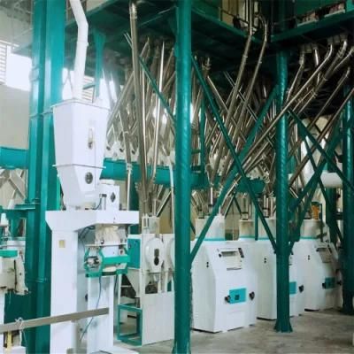 High Quality 80t Wheat Milling Machine Wheat Flour Production Plant