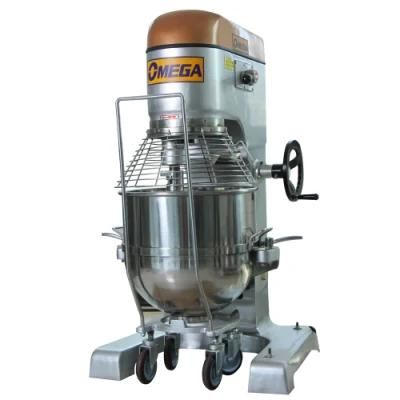 Electric Power Industry Bakery Mixing Machine 60 Litres Planetary Dough Mixer Machine