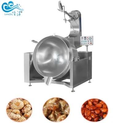 China Factory Industrial Commercial Steam Jacketed Vessel for Peanut Candy Sauce on Hot ...