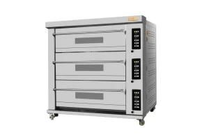 Electric or Gas Industrial Commercial Bakery Food Machine Pizza Deck Oven for Bread