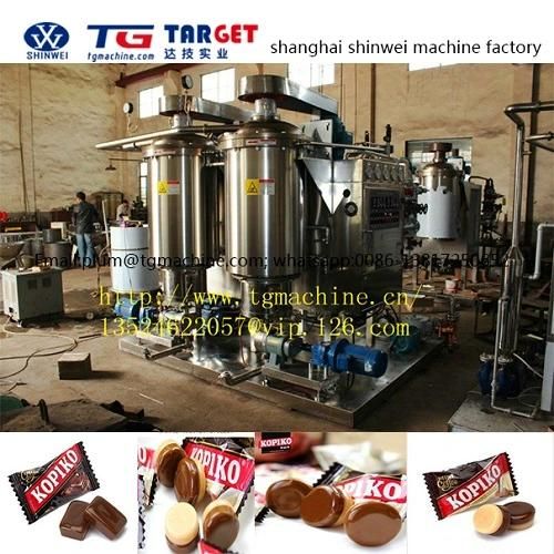 Two Color Two Flavor Kopiko Hard Candy Depositing Complete Machine Line
