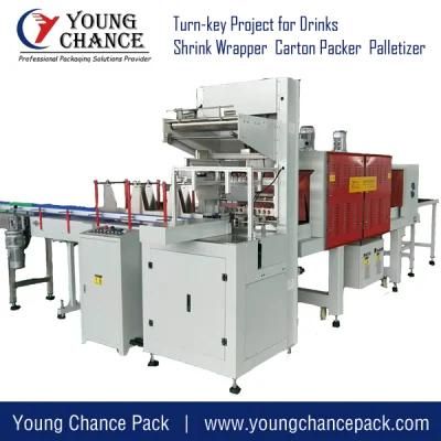 Automatic Shrink Film Wrap Packing Packaging Machine for Small Bottles