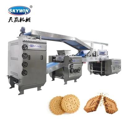 Small Capacity Hard &amp; Soft Biscuit Maker Machine Fully Automatic Production Line