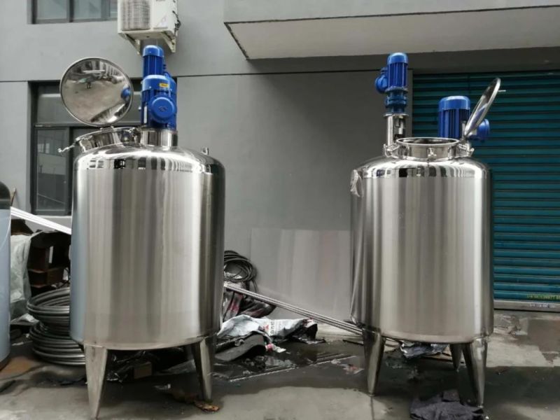 High Speed Tank Emulsifier Tank with Homogenizer Emulsifying Tank