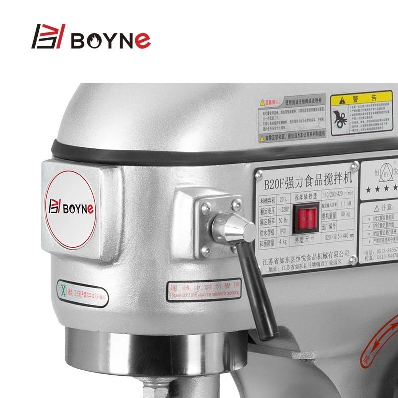 F Series 20 Liter Food Planetary Mixer Pastry Mixer