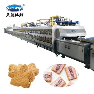 Fully Automatic Big Capacity Industrial Tunnel Oven for Baking Biscuit&Cookies